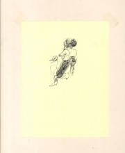 Oca giuliva, inchiostro su carta, 27x12cm, 2005
